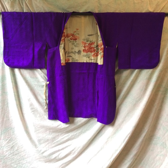 Vintage silk michiyuki coat - Picture 2 of 8